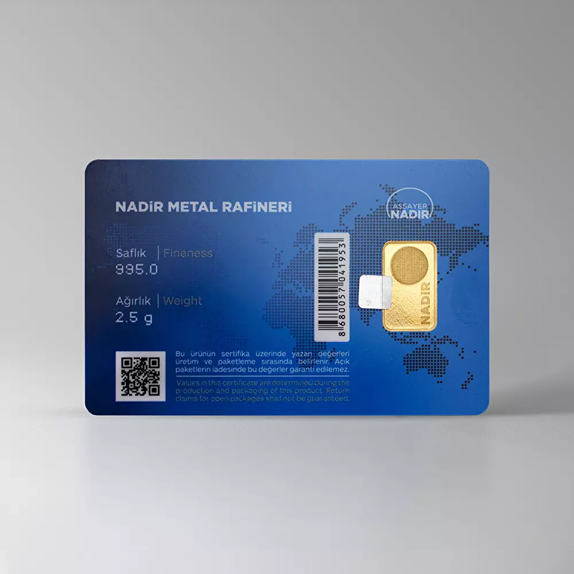 NadirGold 2‚5 Gr Külçe Altın - 2