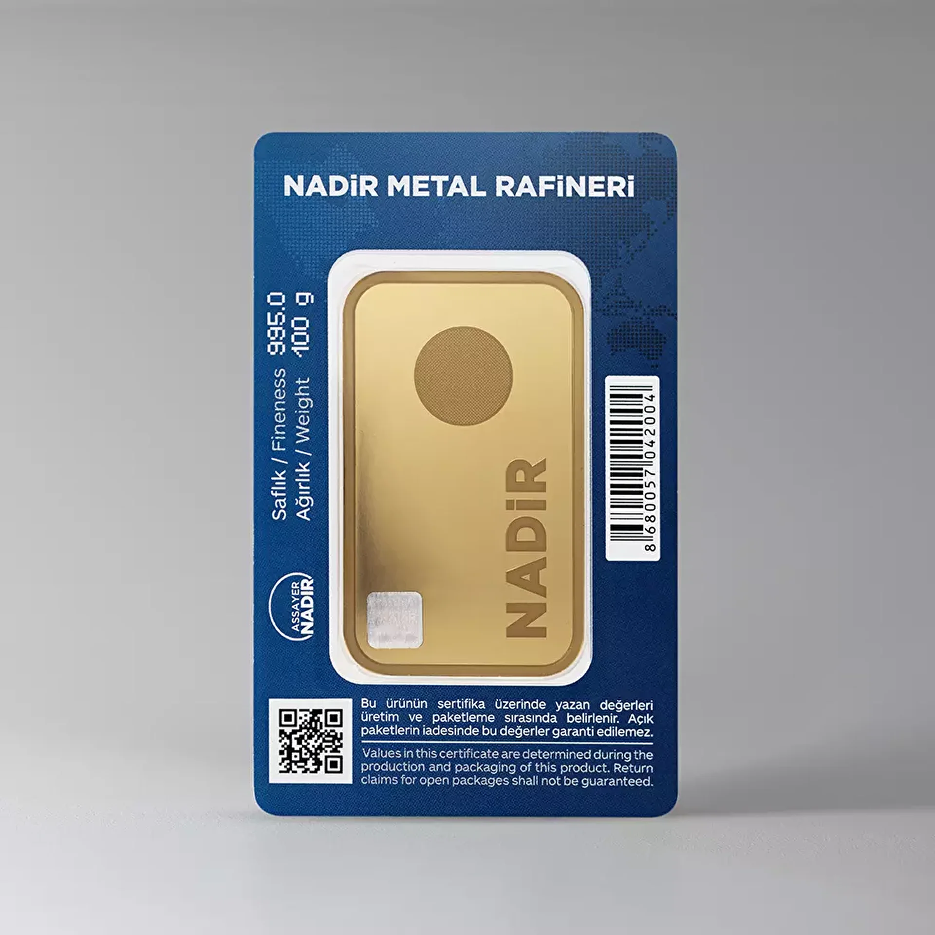 NadirGold 100 Gr Külçe Altın - 2