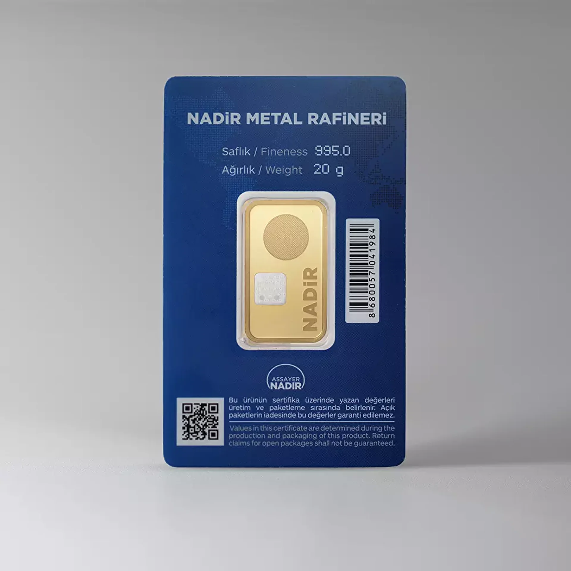 NadirGold 20 Gr Külçe Altın - 2