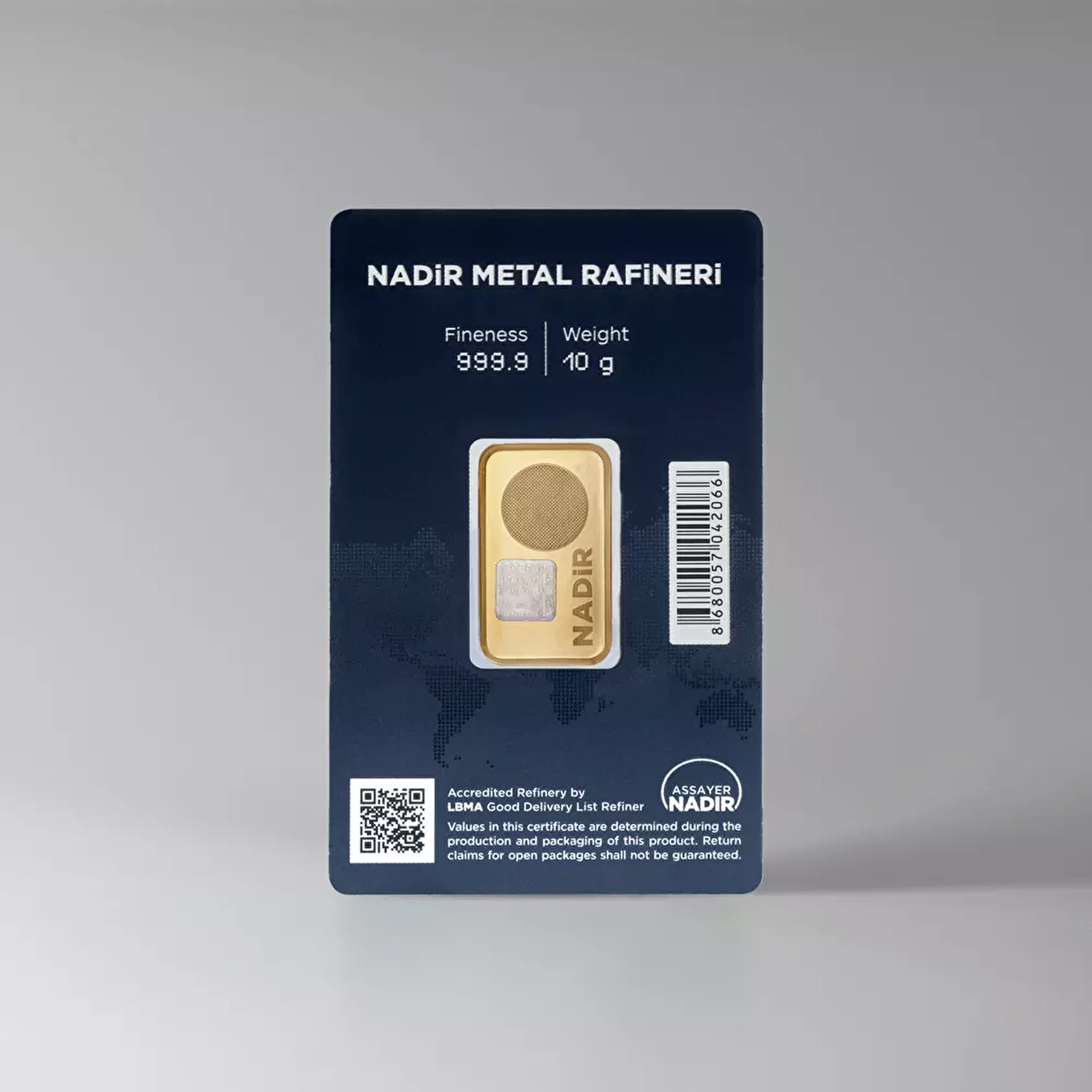 NadirGold 10 Gr Külçe Altın 999.9 - 2