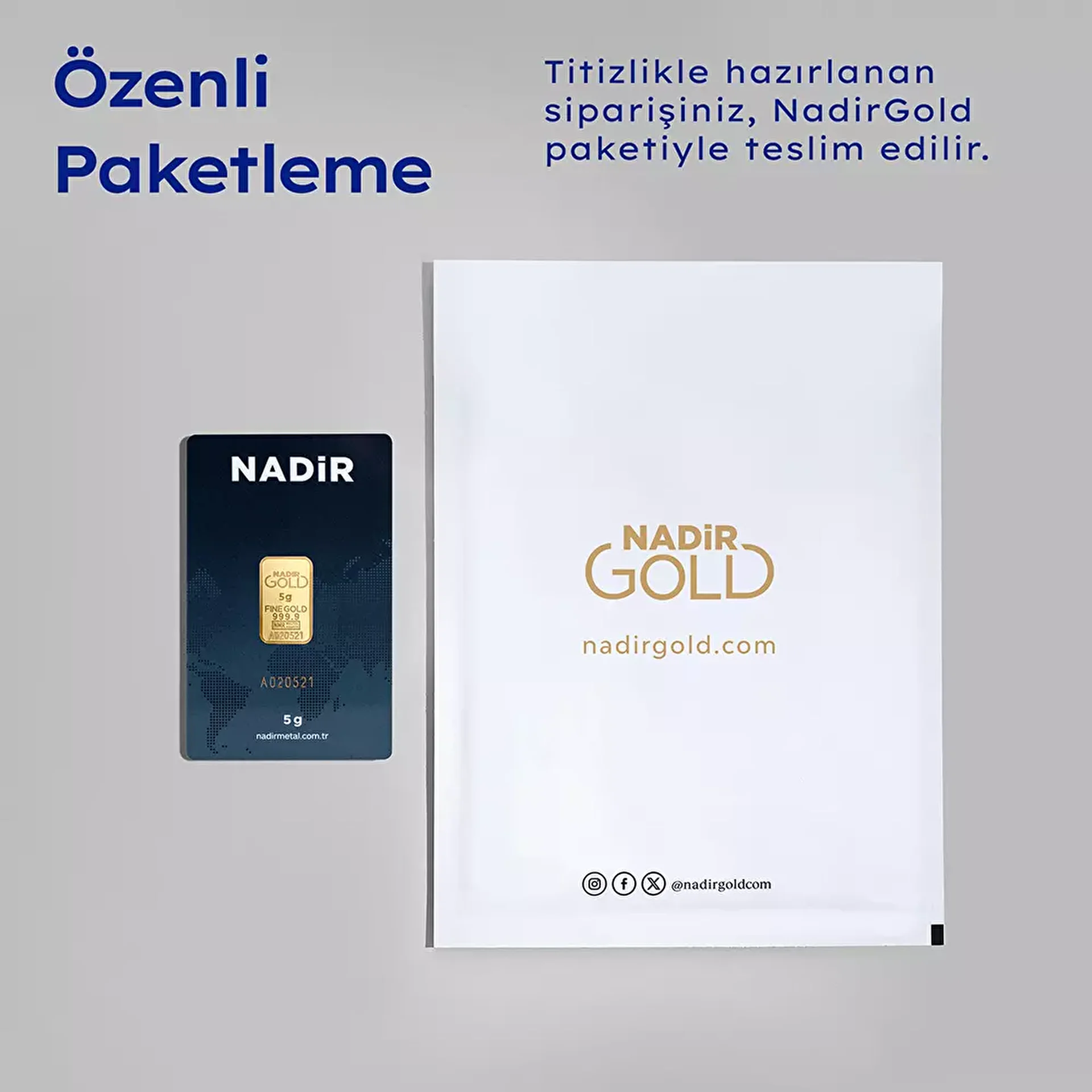 NadirGold 5 Gr Külçe Altın 999.9 - 4