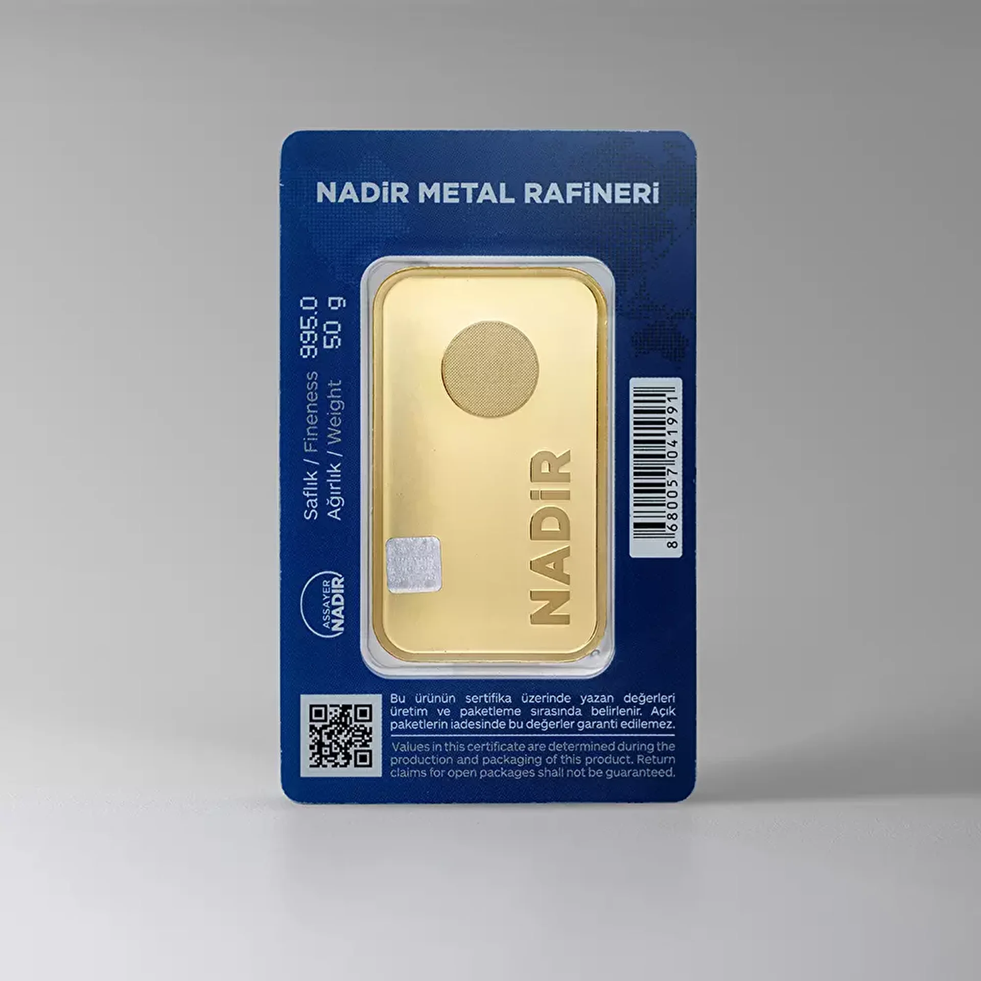 NadirGold 50 Gr Külçe Altın - 2