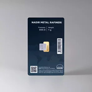 NadirGold 1 Gr Külçe Altın 999.9 - 2