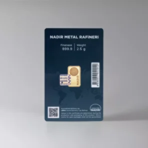 NadirGold 2‚5 Gr Külçe Altın 999.9 - 2