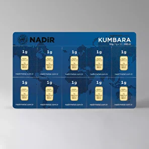 NadirGold 10 Gr Kumbara Külçe Altın - 1
