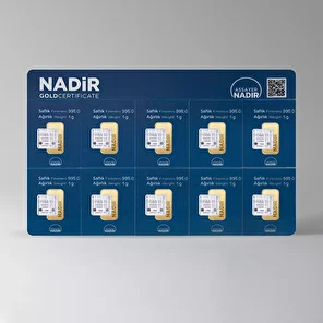 NadirGold 10 Gr Kumbara Külçe Altın - 2