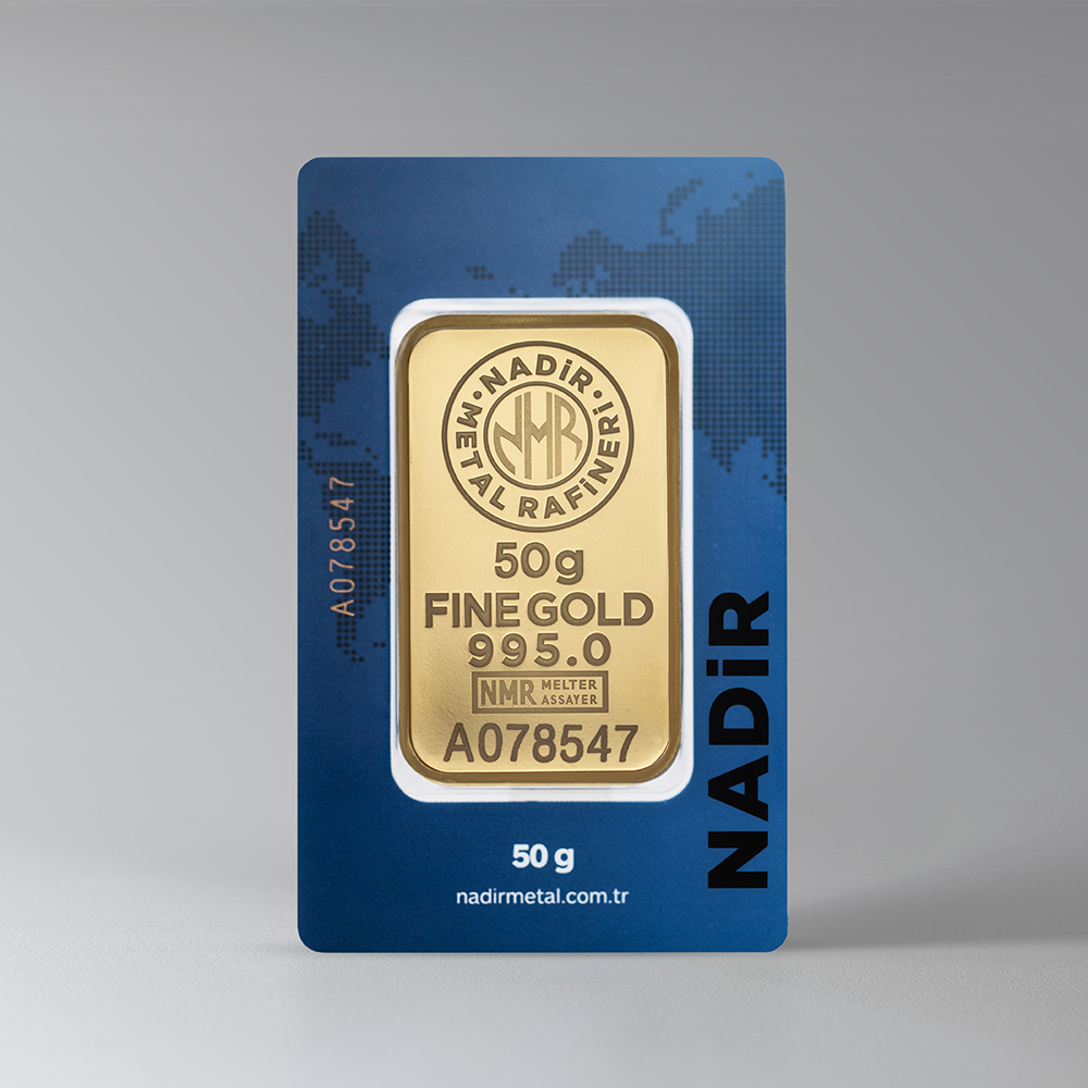 NadirGold 50 Gr Külçe Altın