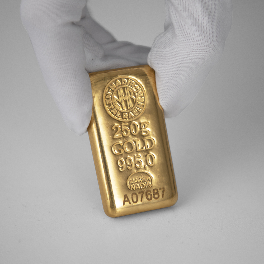 NadirGold 250 Gr Külçe Altın