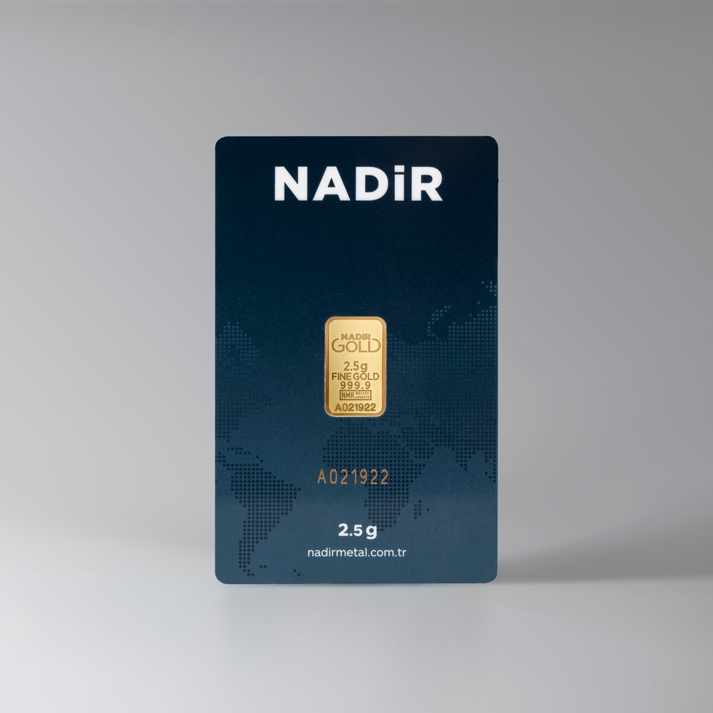 NadirGold 2‚5 Gr Külçe Altın 999.9