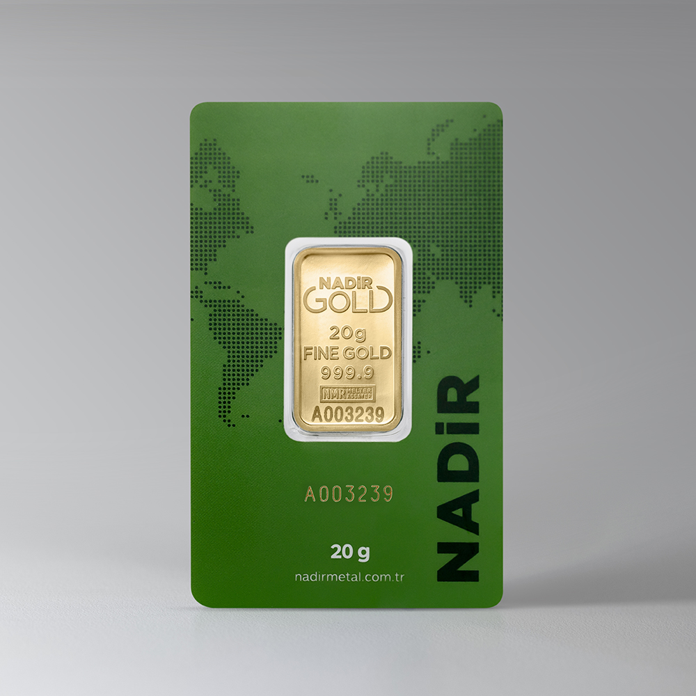 NadirGold 20 Gr Külçe Altın 999.9