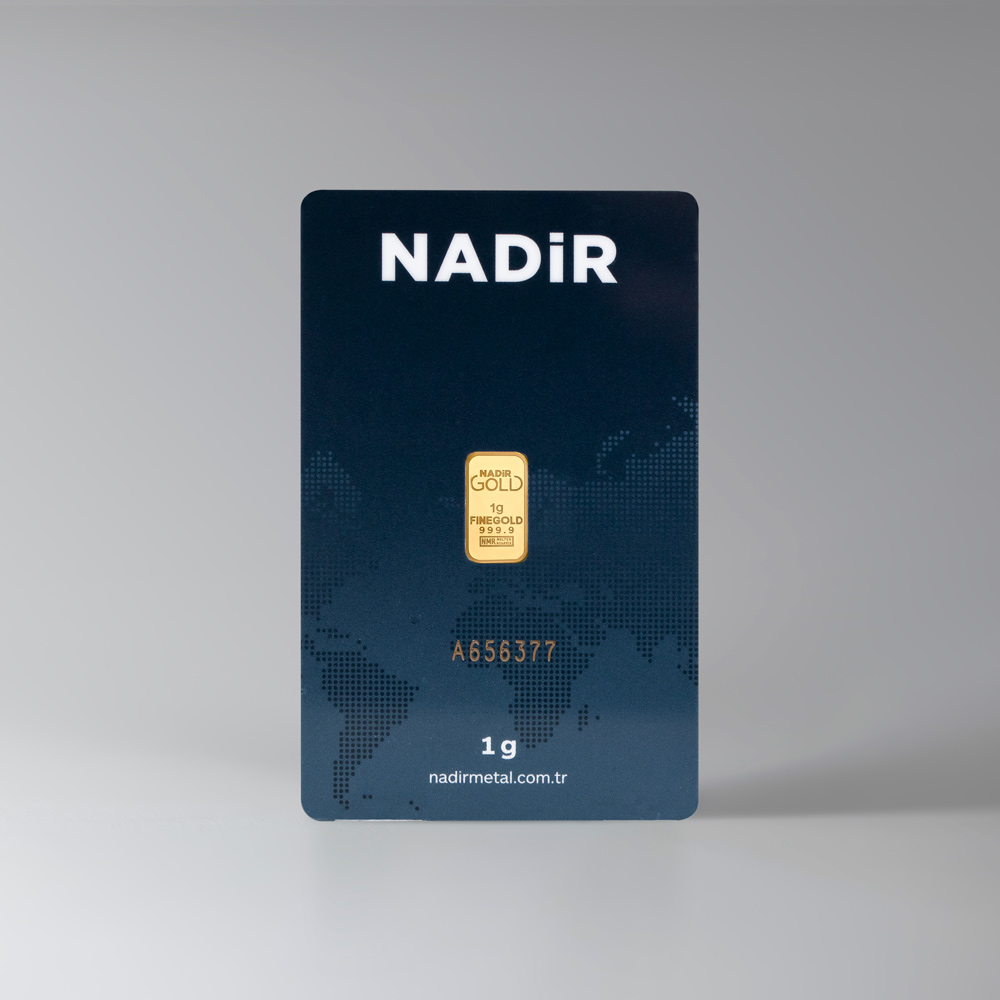 NadirGold 1 Gr Külçe Altın 999.9