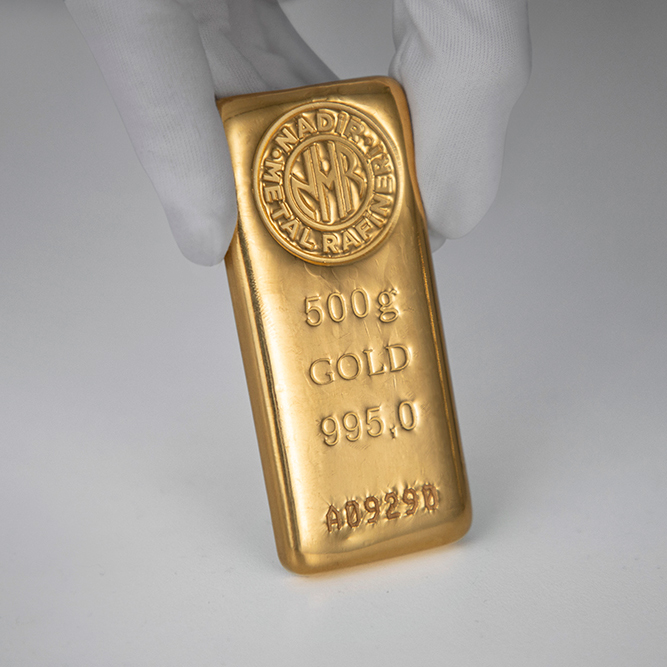 NadirGold 500 Gr Külçe Altın