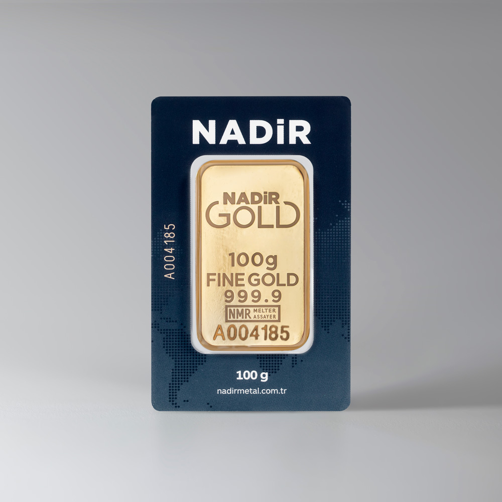 NadirGold 100 Gr Külçe Altın 999.9
